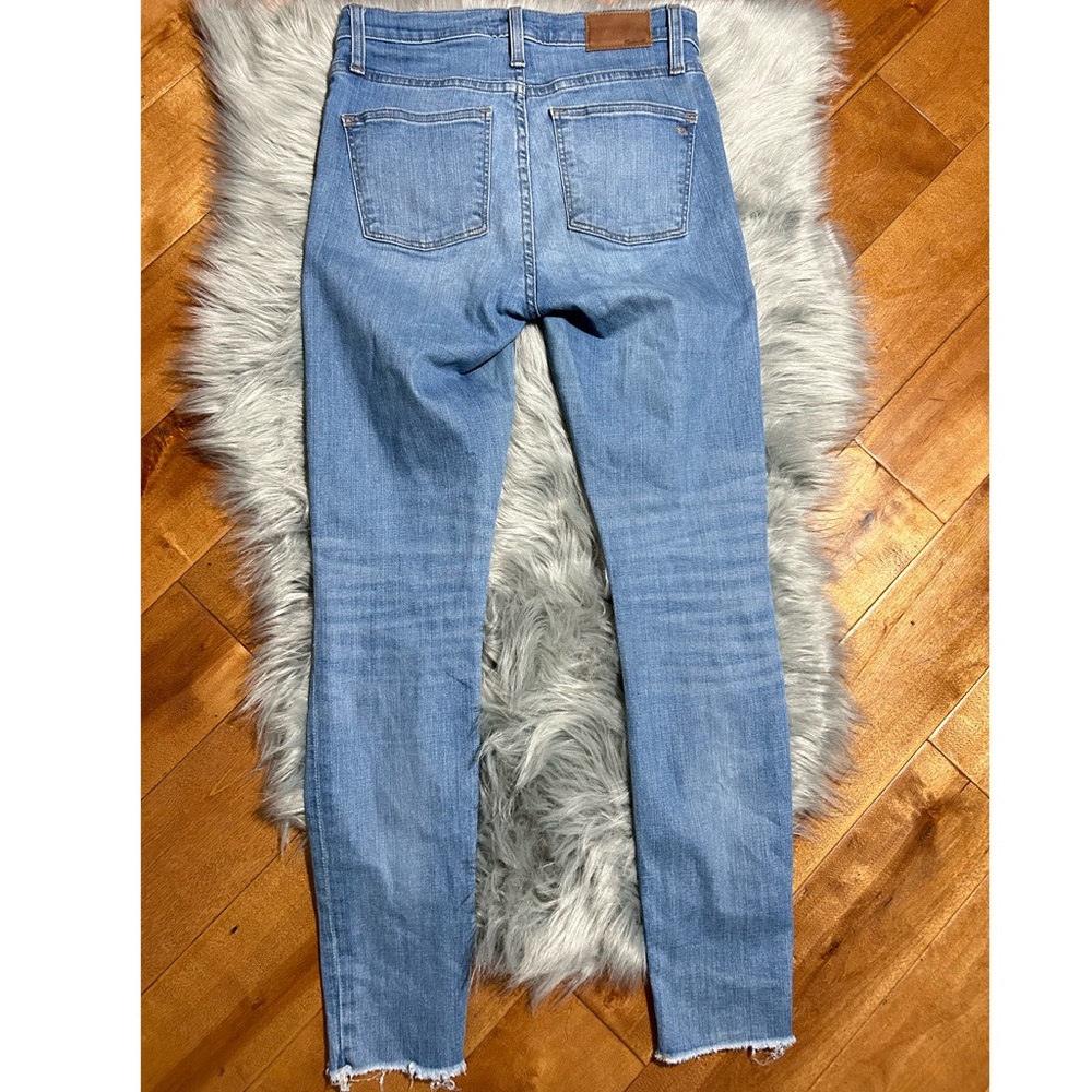 🌟HOST PICK🌟MADEWELL 9” High-Rise Skinny Distressed Jeans Size 26 - Picture 5 of 7
